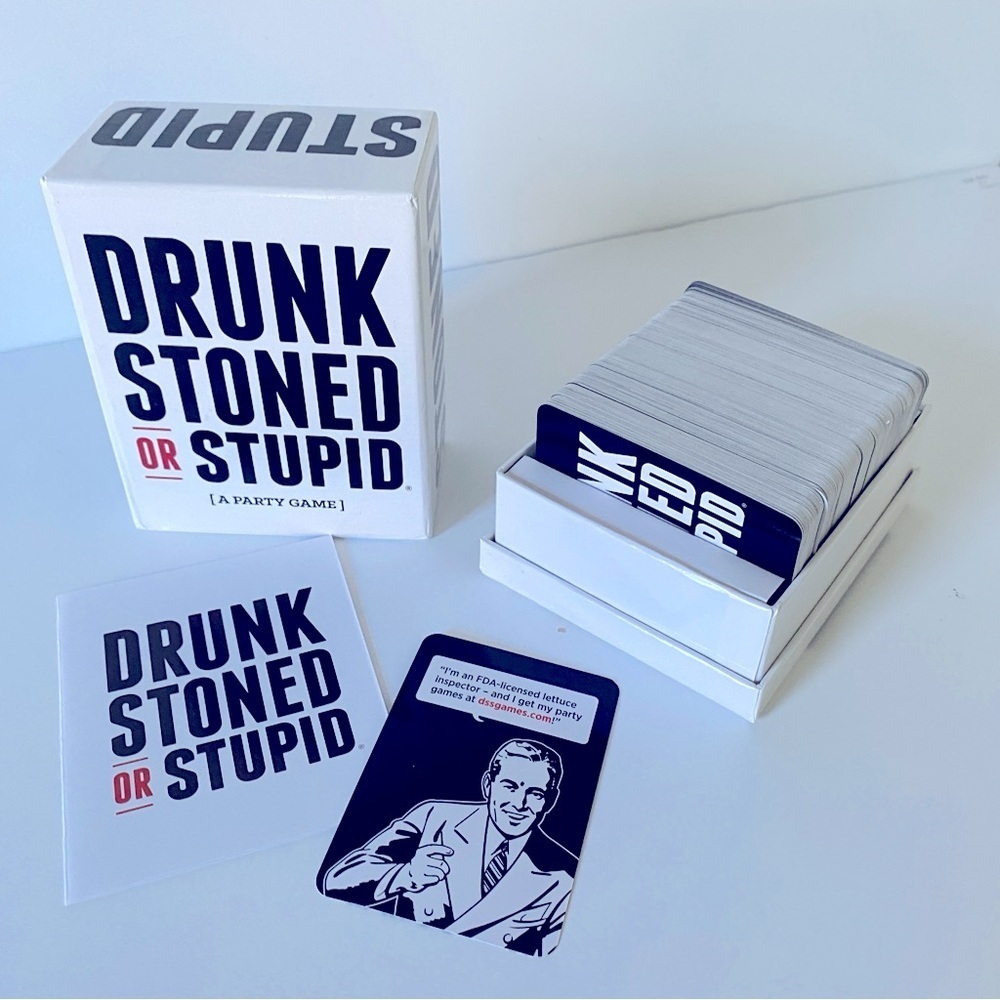 EUC Drunk Stoned or Stupid (A Party Game) 17+ card game